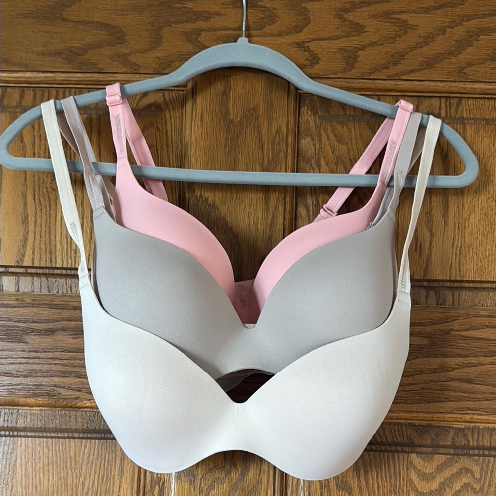 NWOT MAIDENFORM Women's Bras Pink White Gray (3 Bras *or* individually)